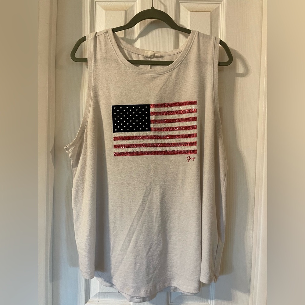 Patriotic sweater tank
